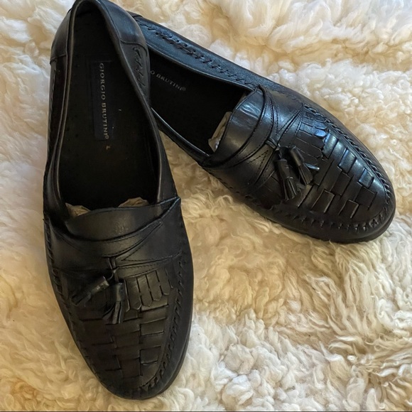 Giorgio Brutini Leather Tassel Loafers main image 11